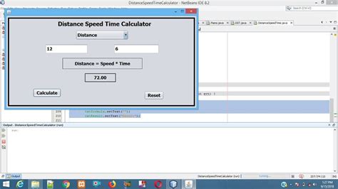 java code to calculate time from distance and speed|Java NetBeans Tutorial .